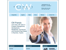 Tablet Screenshot of cwfrancis.com